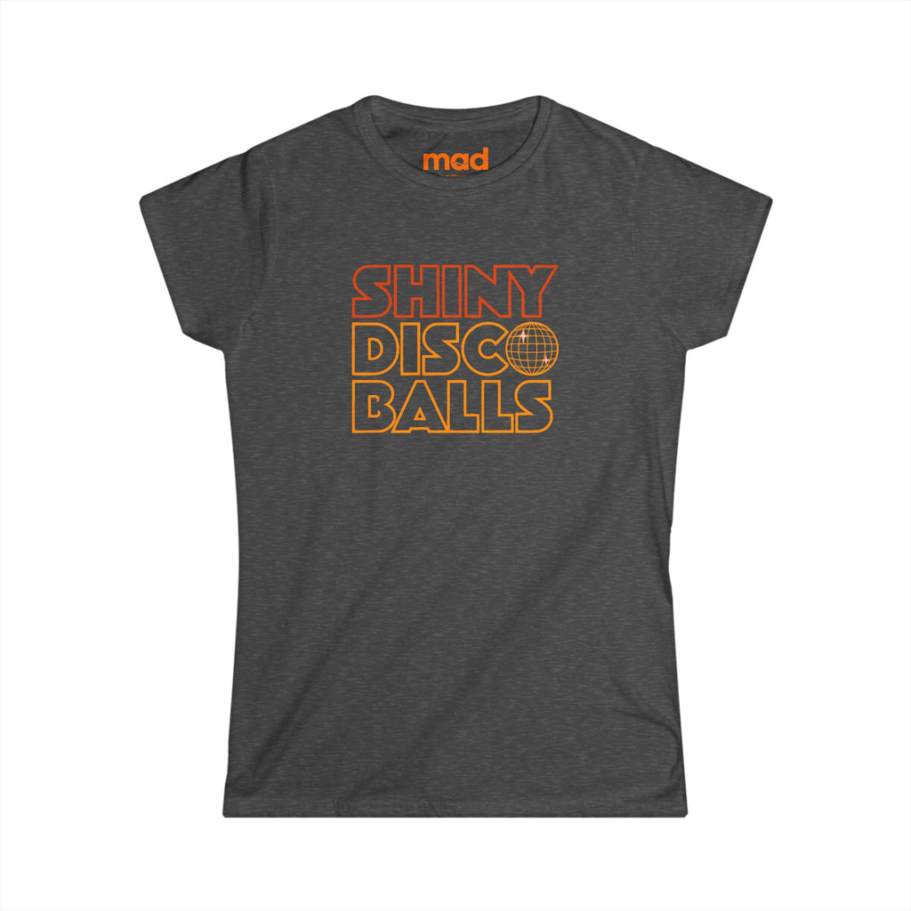 'Shiny Disco Balls' - Women's Fitted Tee