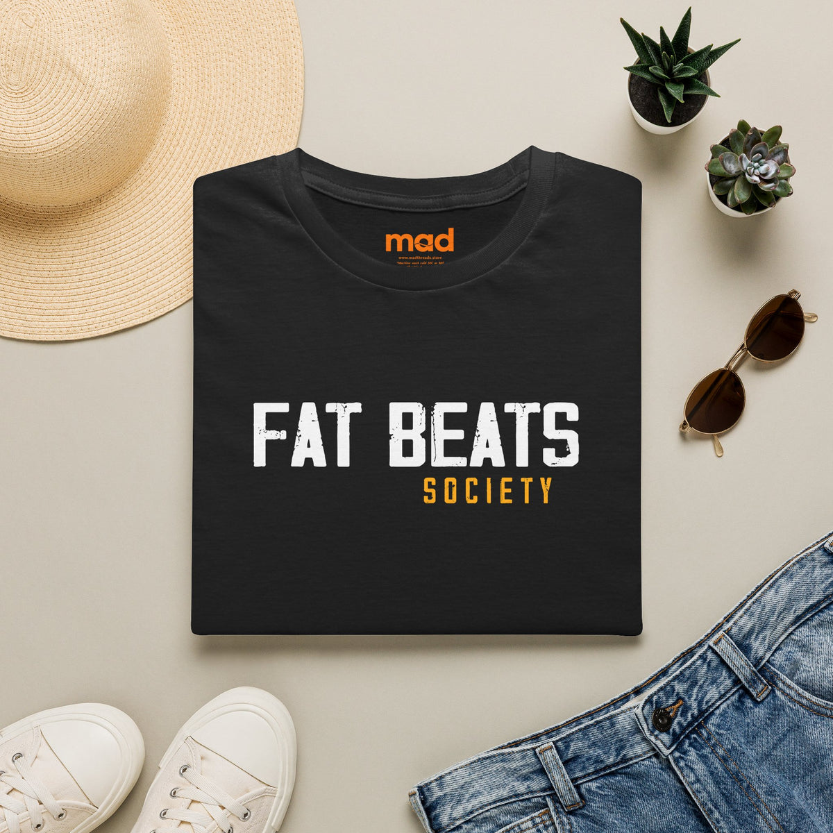'Fat Beats Society' - Unisex Tee