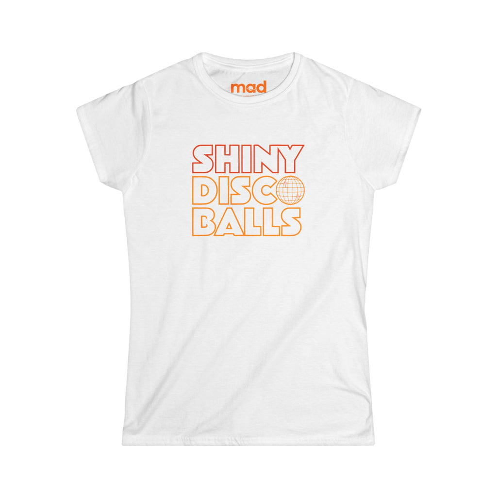 'Shiny Disco Balls' - Women's Fitted Tee