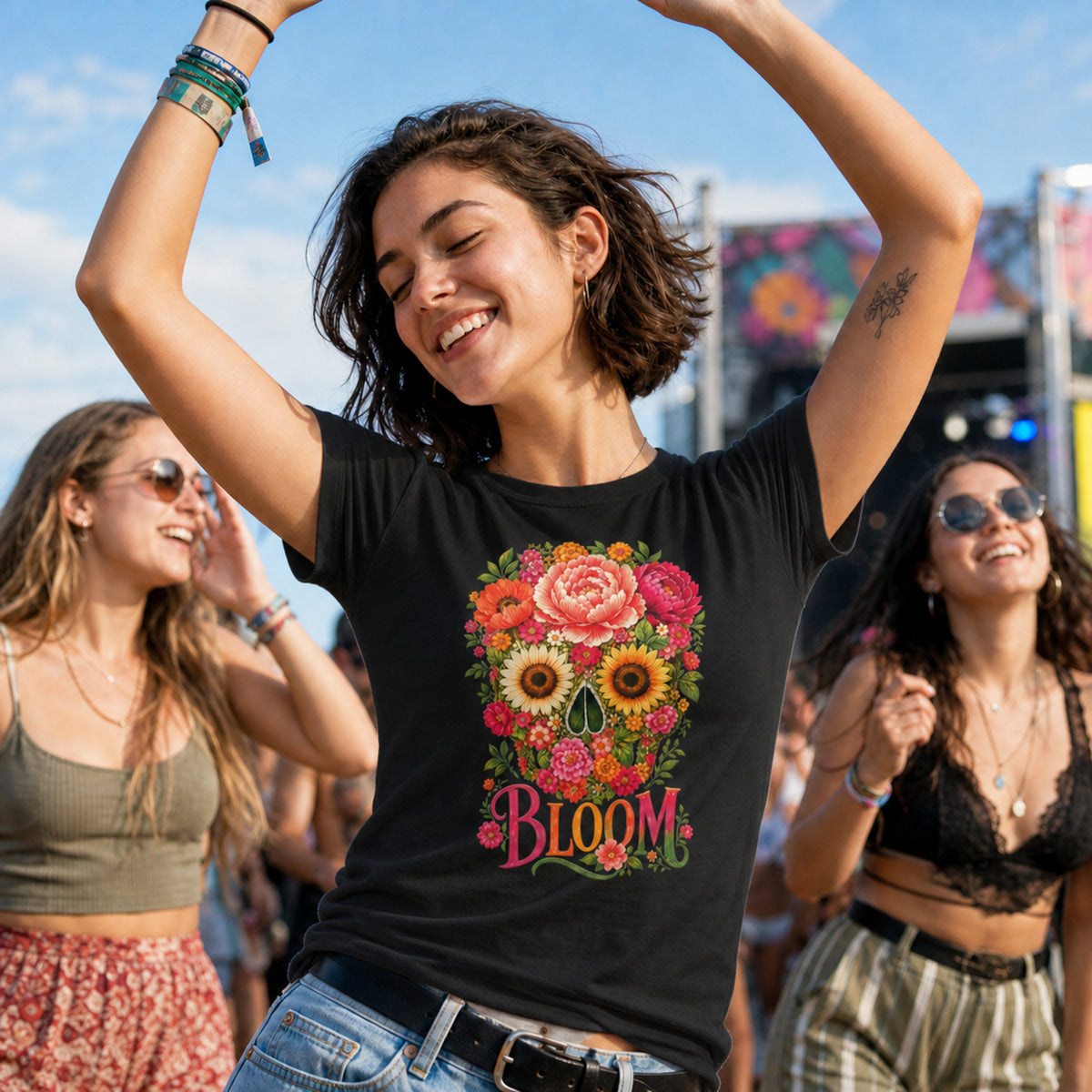 'Bloom' - Girls fitted Tee