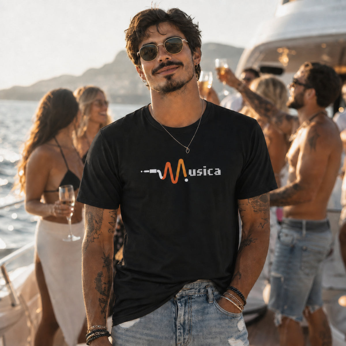 'Musica' Blocks - Unisex Tee