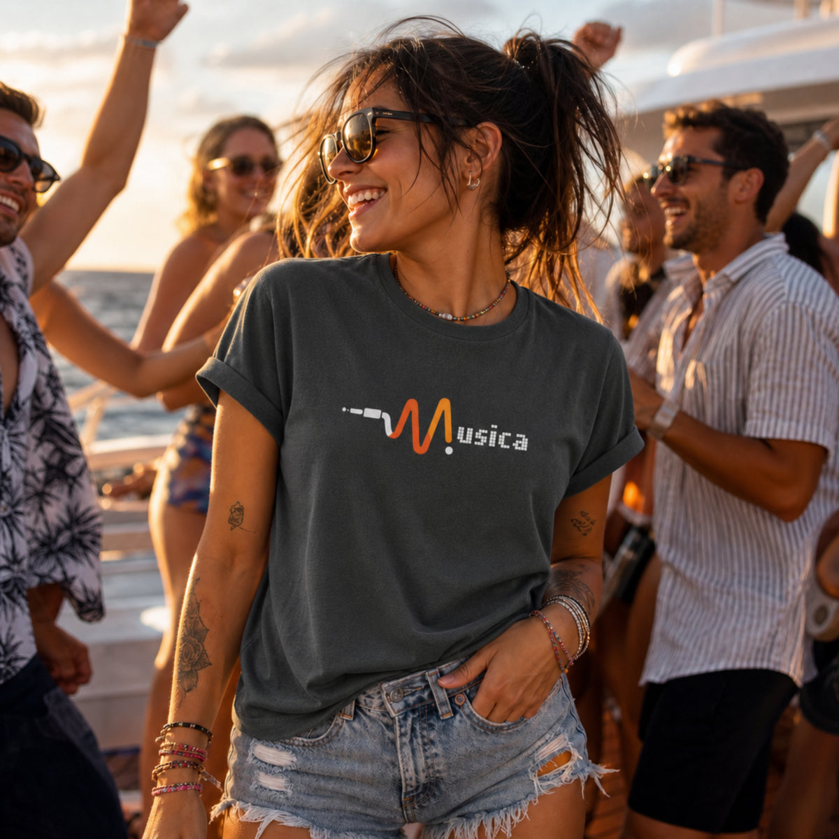 'Musica' Blocks - Unisex Tee