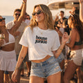 'House Junkie' - Premium Jersey Crop Top