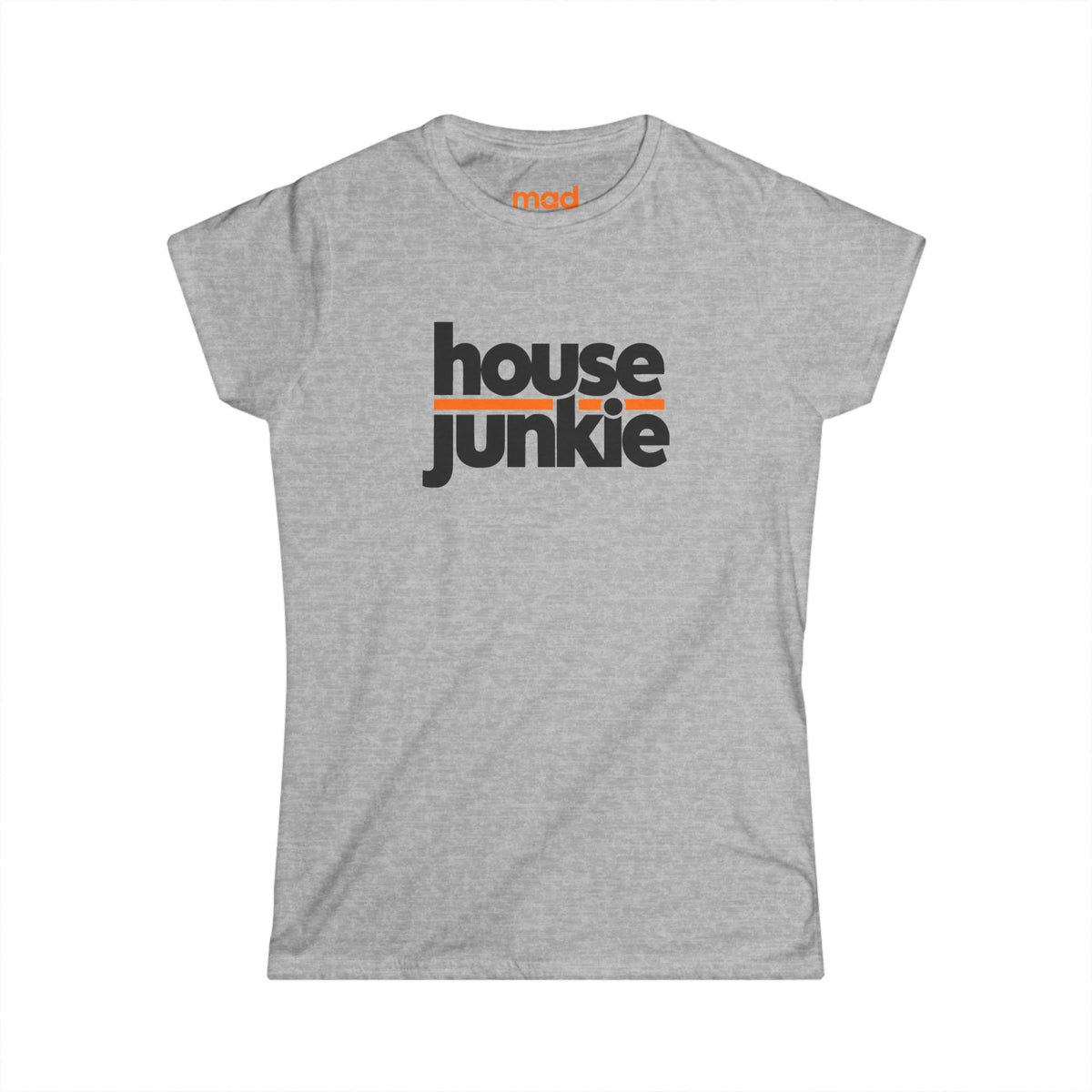 'House Junkie' - Girls Fitted Tee